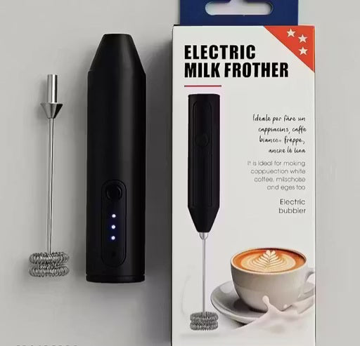 Rechargeable Electric Milk Frother – 3 Speed Coffee Mixer with USB Charging